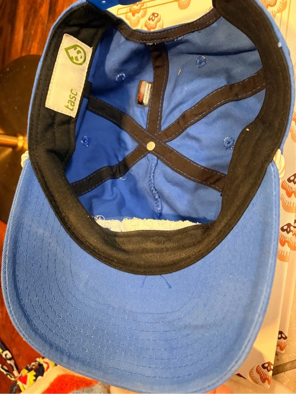 Happiest Hour Blue Rope-Trim Baseball Cap